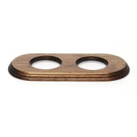 Рамка 2-х местная овал