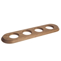 Рамка 4 поста Овал С2 Дуб зеленый 