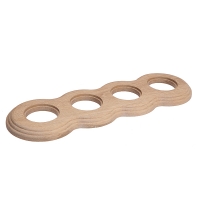 Рамка 4 поста Восьмерка Не крашенный 